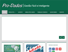 Tablet Screenshot of prodados.com